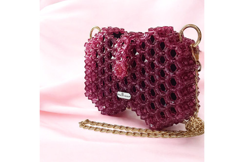 کیف مرواریدی دست ساز مجلسی