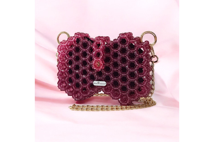 کیف مرواریدی دست ساز مجلسی