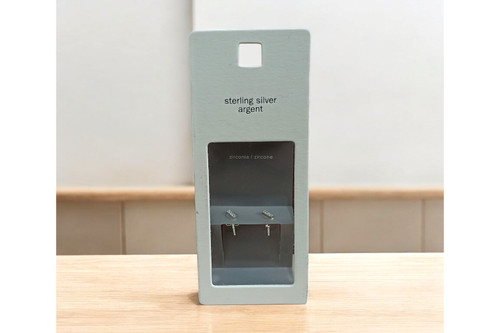 گوشواره میخی نقره