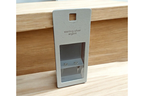 گوشواره میخی نقره