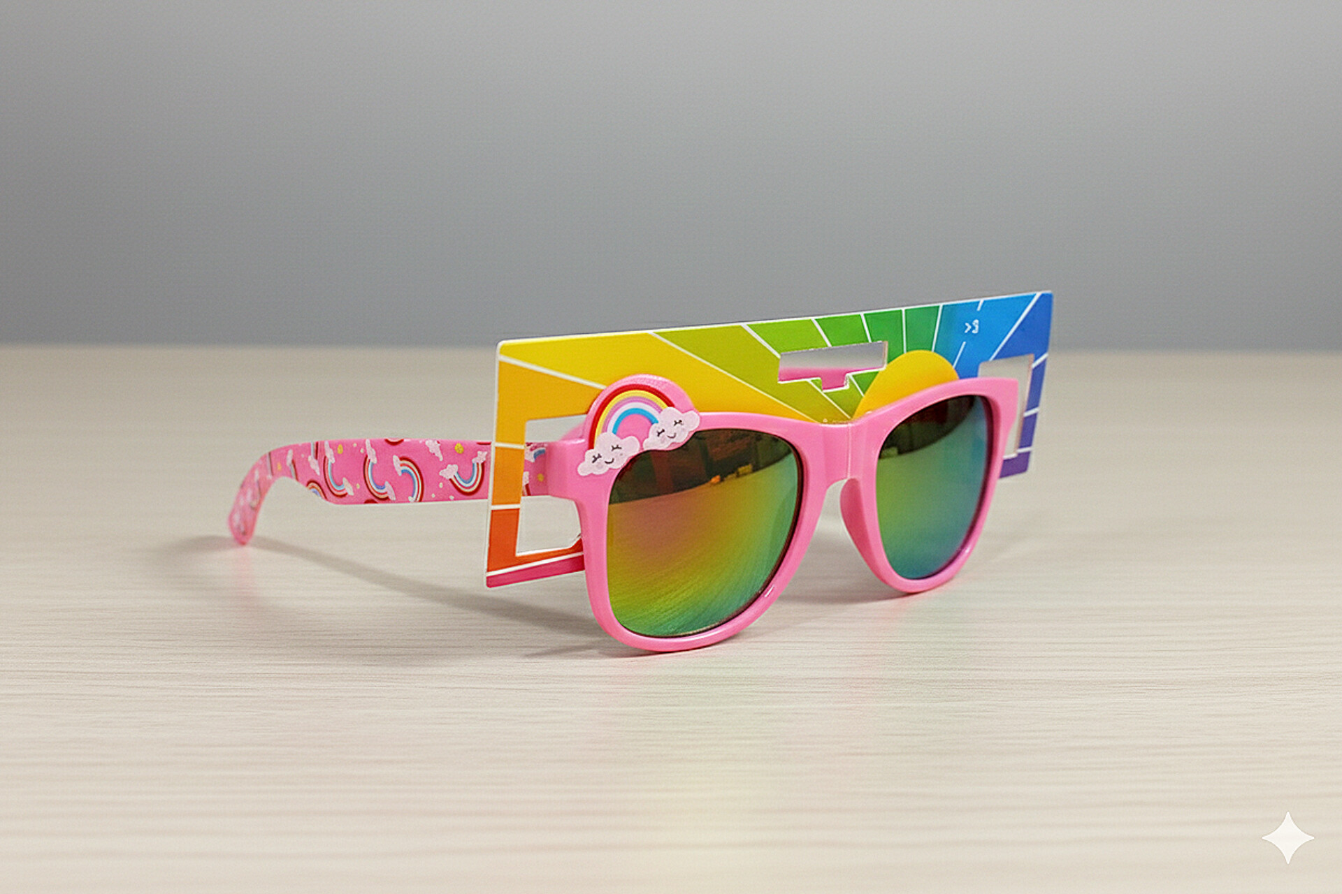 عینک آفتابی original بچه گانه مدل رنگین کمان _ سبک و مقاوم