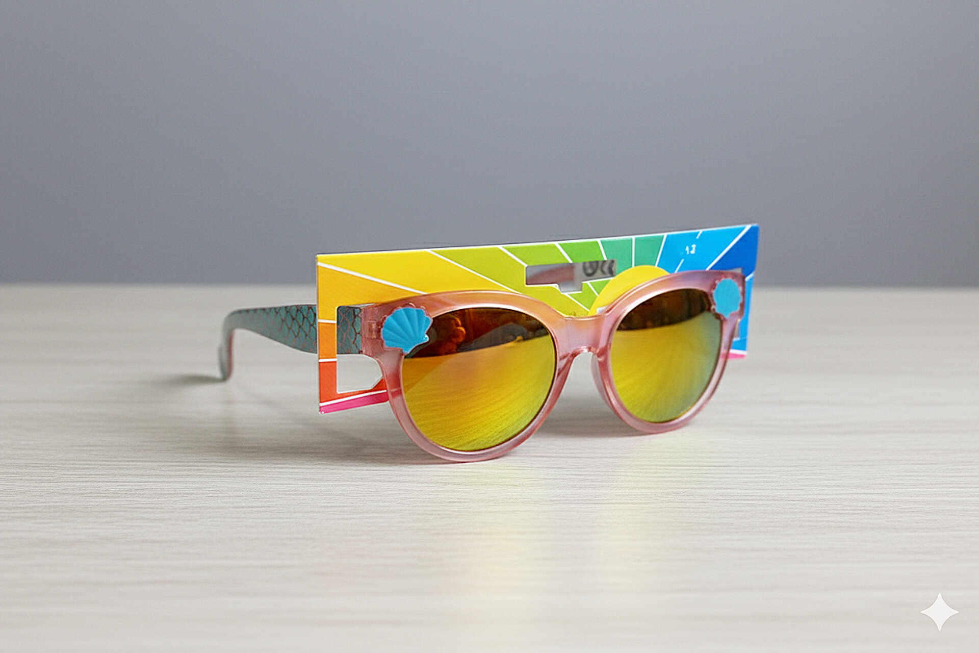 عینک آفتابی original بچه گانه مدل پری دریایی _ سبک و مقاوم