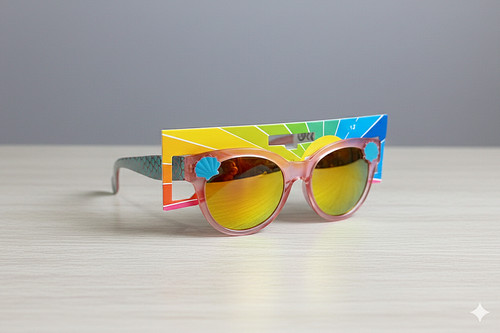 عینک آفتابی original بچه گانه مدل پری دریایی _ سبک و مقاوم